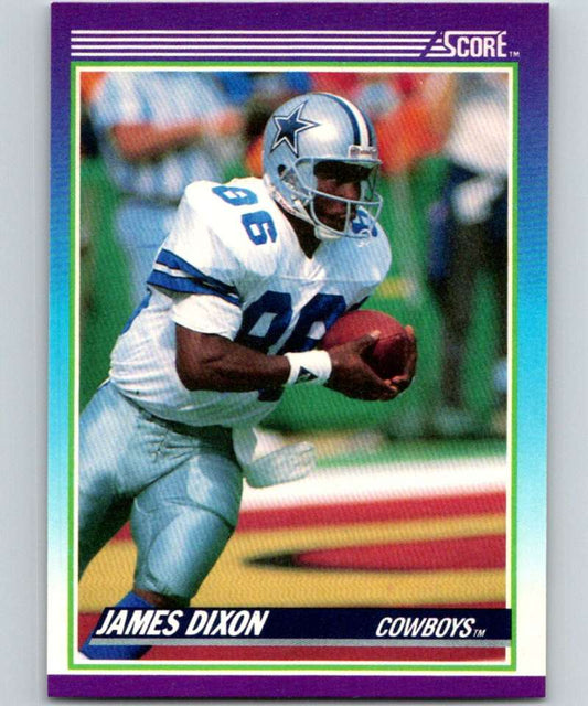 1990 Score #119 James Dixon RC Rookie Cowboys NFL Football