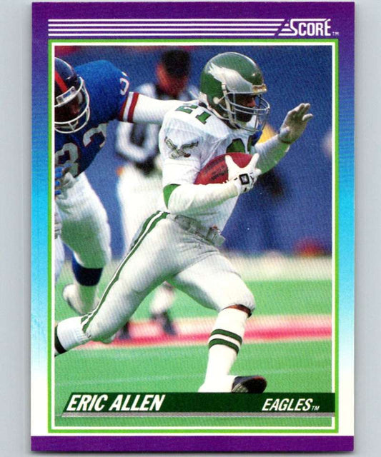 1990 Score #121 Eric Allen Eagles NFL Football Image 1