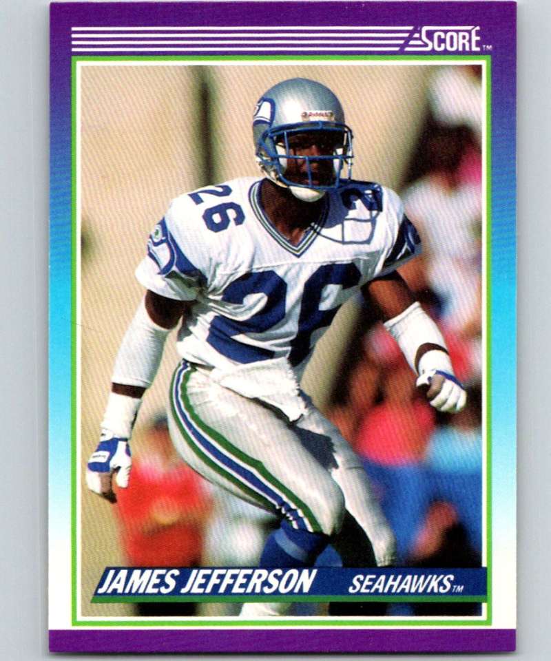 1990 Score #126 James Jefferson Seahawks NFL Football