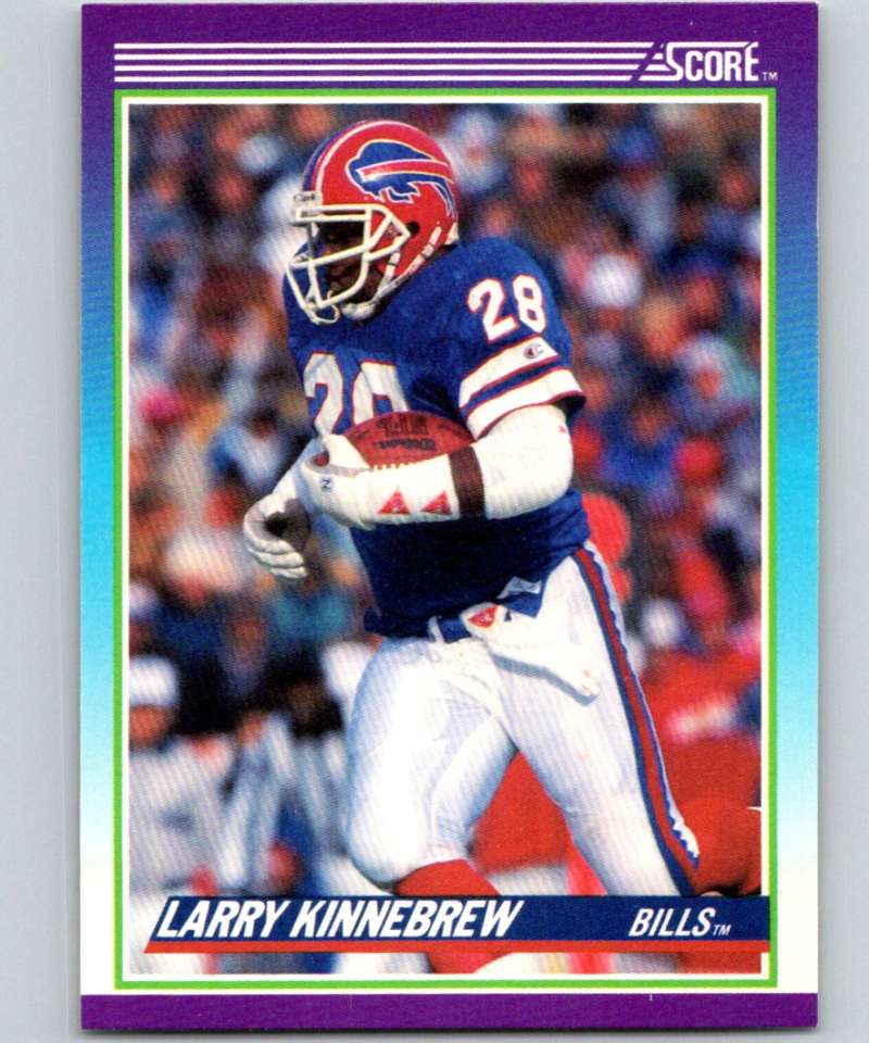 1990 Score #128 Larry Kinnebrew Bills NFL Football Image 1