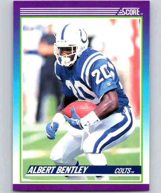 1990 Score #135 Albert Bentley Colts NFL Football Image 1