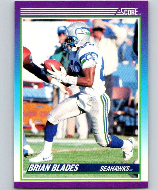 1990 Score #139 Brian Blades Seahawks NFL Football Image 1