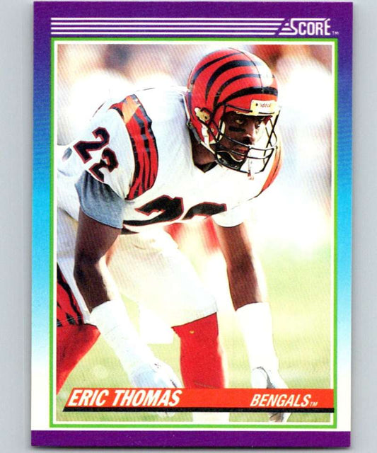 1990 Score #141 Eric Thomas Bengals NFL Football Image 1
