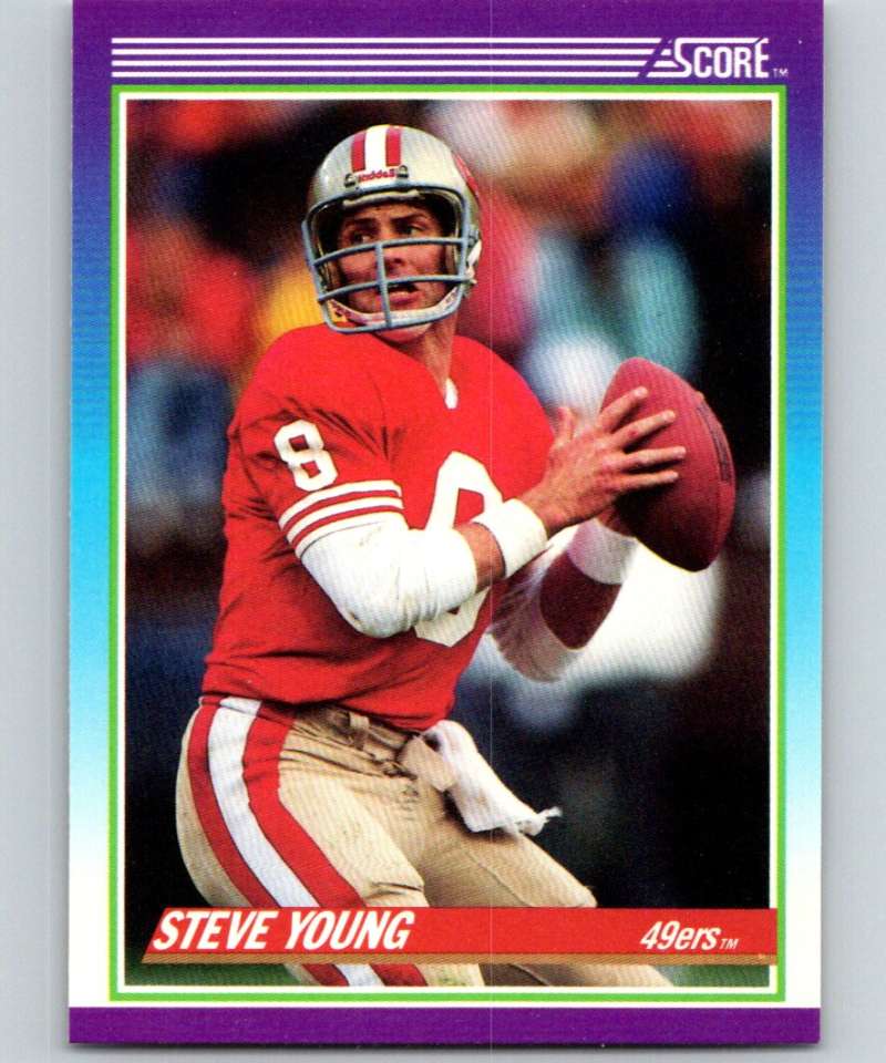 1990 Score #145 Steve Young 49ers NFL Football