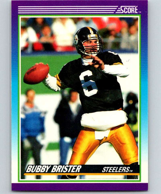 1990 Score #166 Bubby Brister Steelers NFL Football Image 1