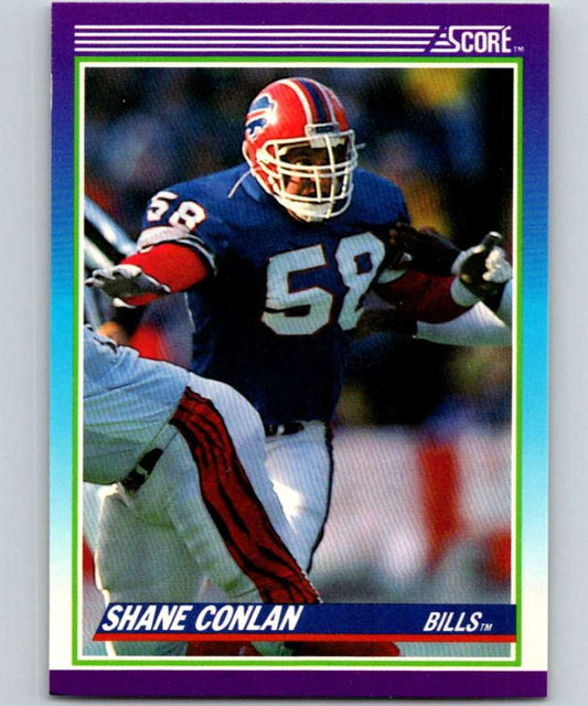 1990 Score #174 Shane Conlan Bills NFL Football Image 1