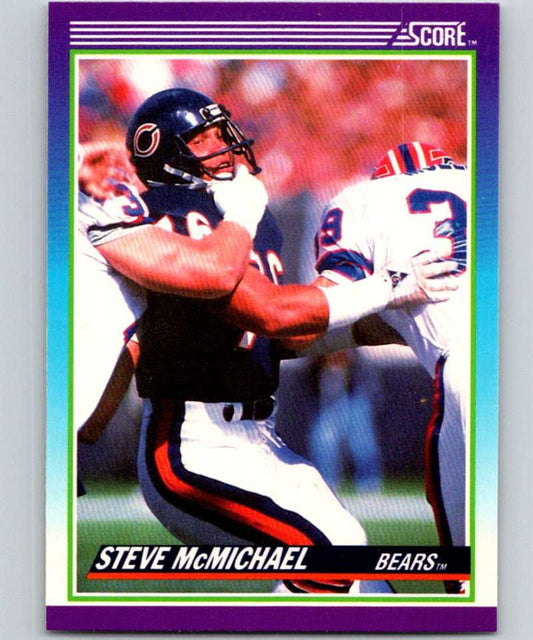 1990 Score #197 Steve McMichael Bears NFL Football Image 1