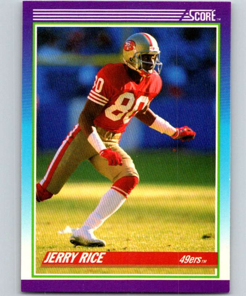 1990 Score #200 Jerry Rice 49ers NFL Football