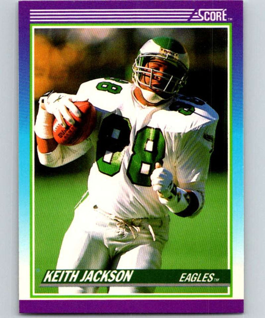 1990 Score #210 Keith Jackson Eagles NFL Football Image 1