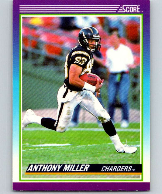 1990 Score #220 Anthony Miller Chargers NFL Football Image 1