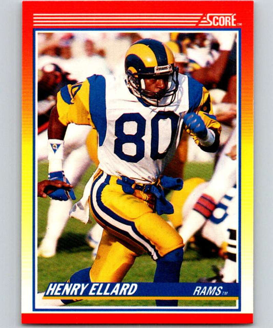 1990 Score #225 Henry Ellard LA Rams NFL Football Image 1