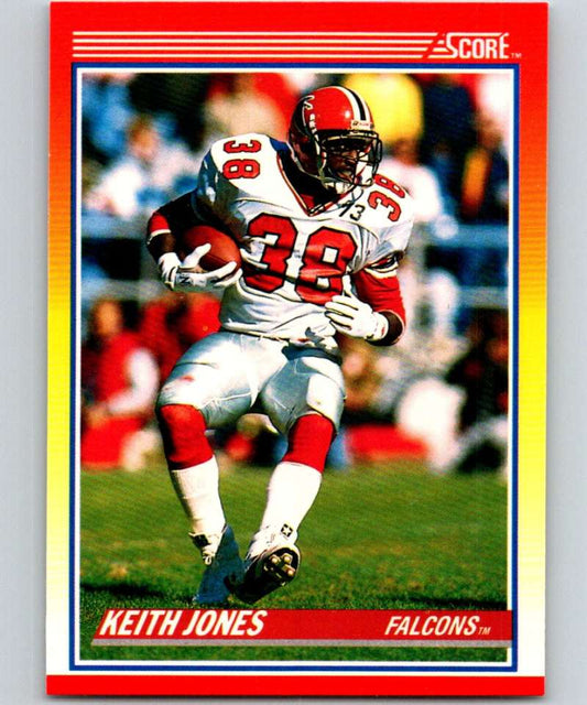 1990 Score #228 Keith Jones Falcons NFL Football Image 1