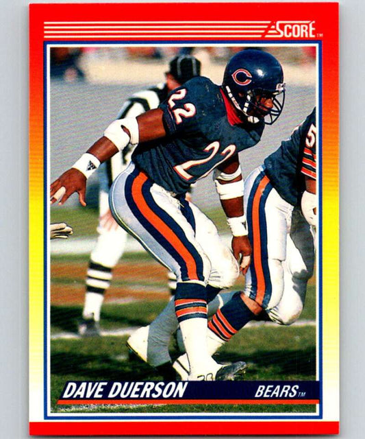 1990 Score #238 Dave Duerson Bears NFL Football Image 1