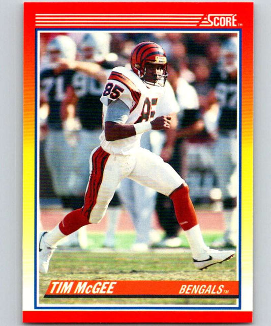 1990 Score #243 Tim McGee Bengals NFL Football Image 1