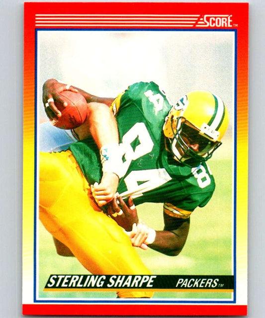 1990 Score #245 Sterling Sharpe Packers NFL Football Image 1