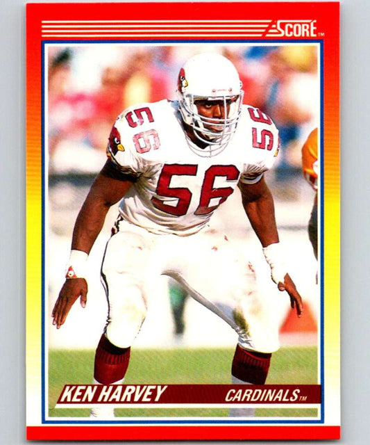 1990 Score #247 Ken Harvey RC Rookie Cardinals NFL Football Image 1