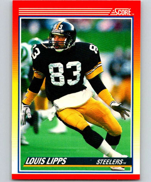 1990 Score #249 Louis Lipps Steelers NFL Football Image 1