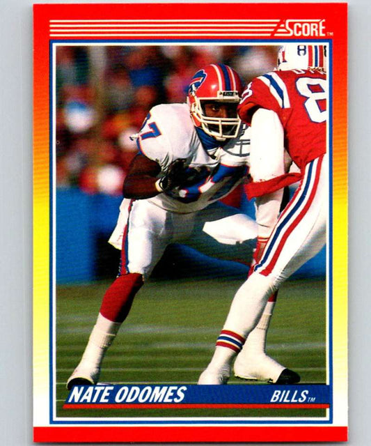 1990 Score #254 Nate Odomes RC Rookie Bills NFL Football Image 1
