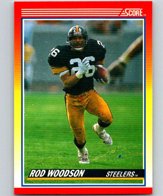 1990 Score #255 Rod Woodson Steelers NFL Football Image 1