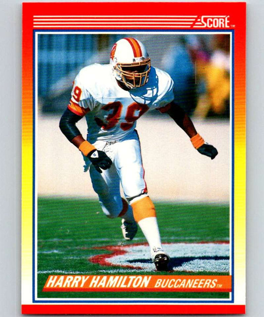 1990 Score #259 Harry Hamilton Buccaneers NFL Football Image 1