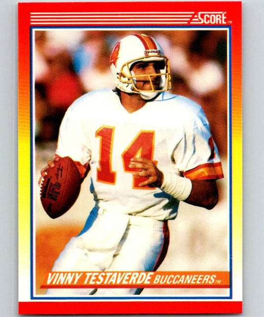 1990 Score #261 Vinny Testaverde Buccaneers NFL Football