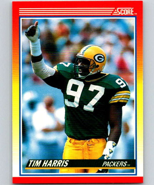 1990 Score #265 Tim Harris Packers NFL Football Image 1