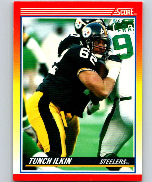 1990 Score #275 Tunch Ilkin Steelers NFL Football Image 1