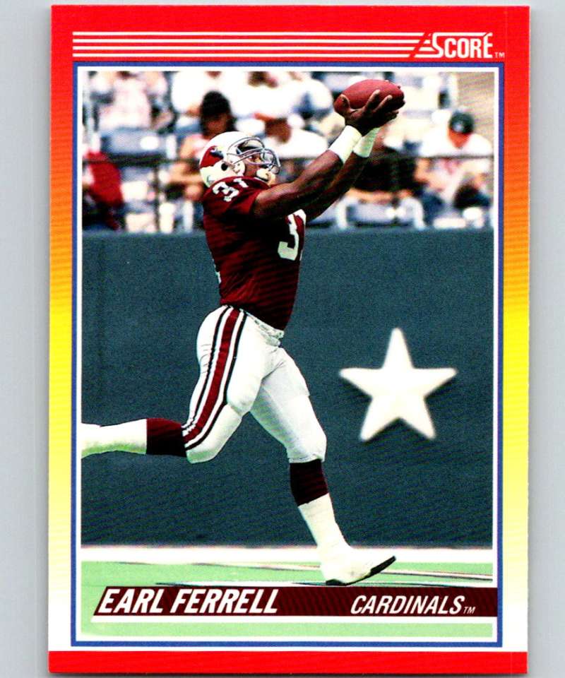 1990 Score #282 Earl Ferrell Cardinals NFL Football Image 1
