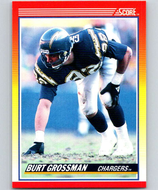 1990 Score #285 Burt Grossman Chargers NFL Football Image 1