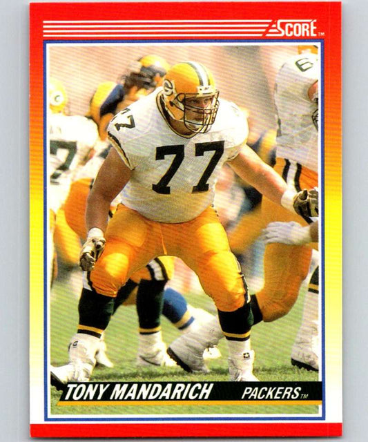1990 Score #289 Tony Mandarich Packers NFL Football Image 1