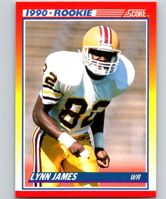 1990 Score #291 Lynn James RC Rookie NFL Football Image 1