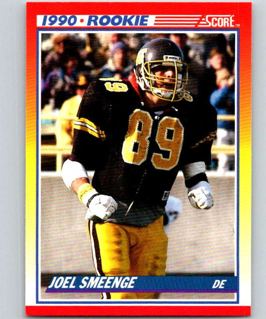 1990 Score #294 Joel Smeenge RC Rookie NFL Football Image 1