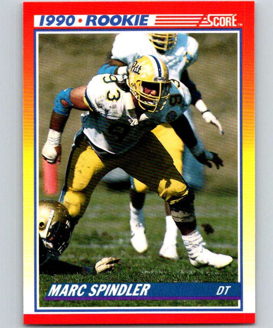1990 Score #295 Marc Spindler RC Rookie NFL Football