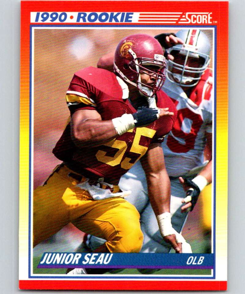 1990 Score #302 Junior Seau RC Rookie NFL Football