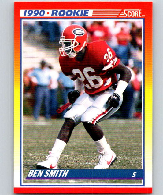 1990 Score #310 Ben Smith RC Rookie NFL Football Image 1