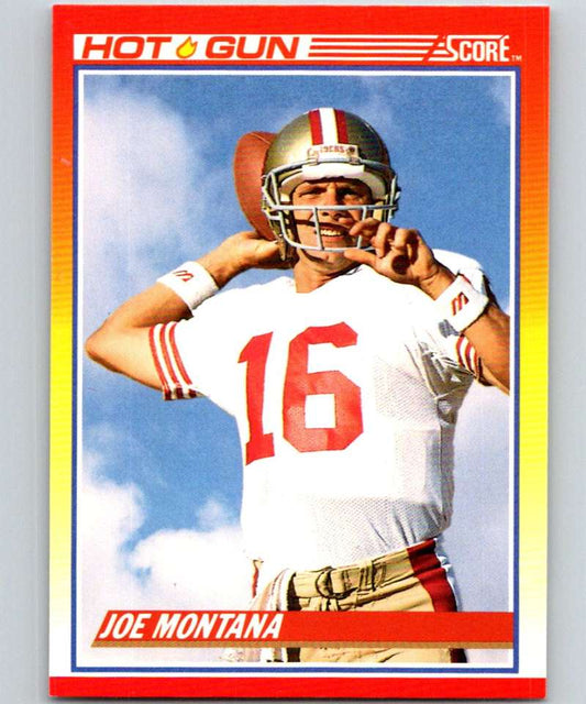 1990 Score #311 Joe Montana 49ers NFL Football