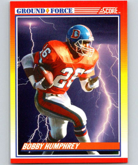 1990 Score #324 Bobby Humphrey Broncos NFL Football Image 1
