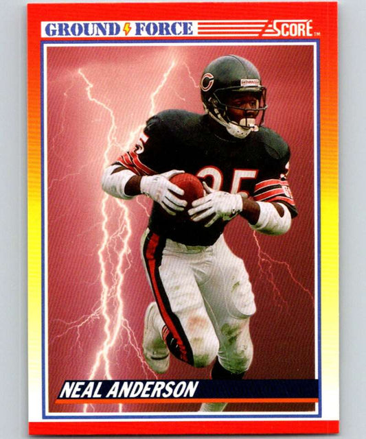 1990 Score #326 Neal Anderson Bears NFL Football Image 1