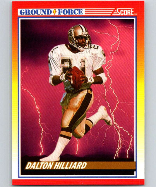 1990 Score #327 Dalton Hilliard Saints NFL Football Image 1