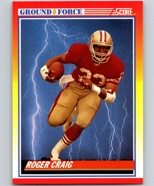 1990 Score #329 Roger Craig 49ers NFL Football Image 1