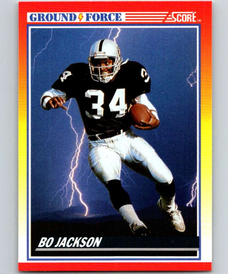 1990 Score #330 Bo Jackson LA Raiders NFL Football