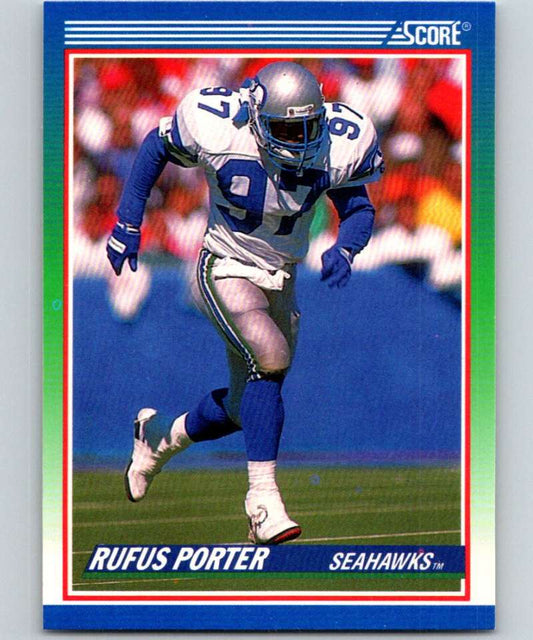 1990 Score #332 Rufus Porter Seahawks NFL Football Image 1