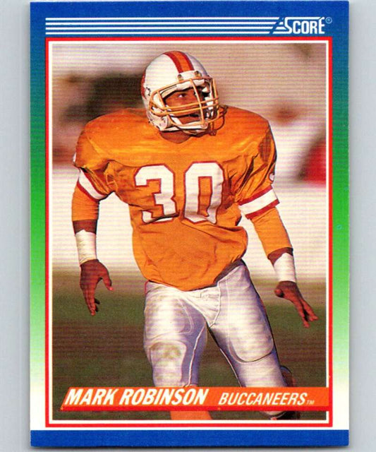 1990 Score #339 Mark Robinson Buccaneers NFL Football Image 1