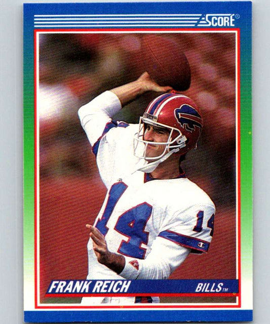 1990 Score #340 Frank Reich Bills NFL Football Image 1