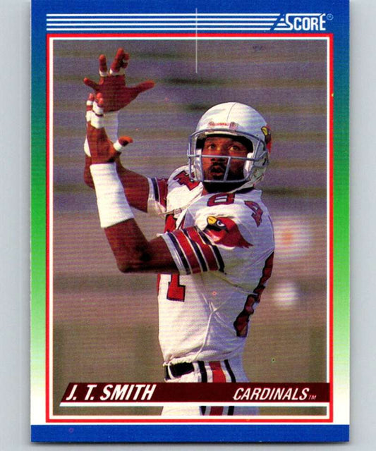 1990 Score #347 J.T. Smith Cardinals NFL Football Image 1