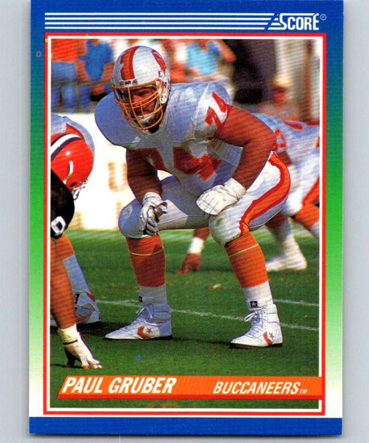 1990 Score #351 Paul Gruber Buccaneers NFL Football