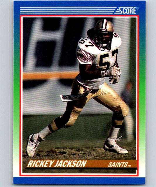 1990 Score #357 Rickey Jackson Saints NFL Football Image 1