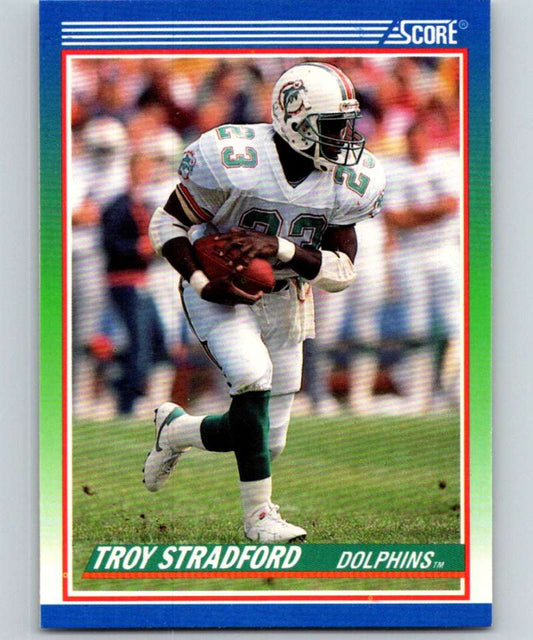 1990 Score #360 Troy Stradford Dolphins NFL Football Image 1