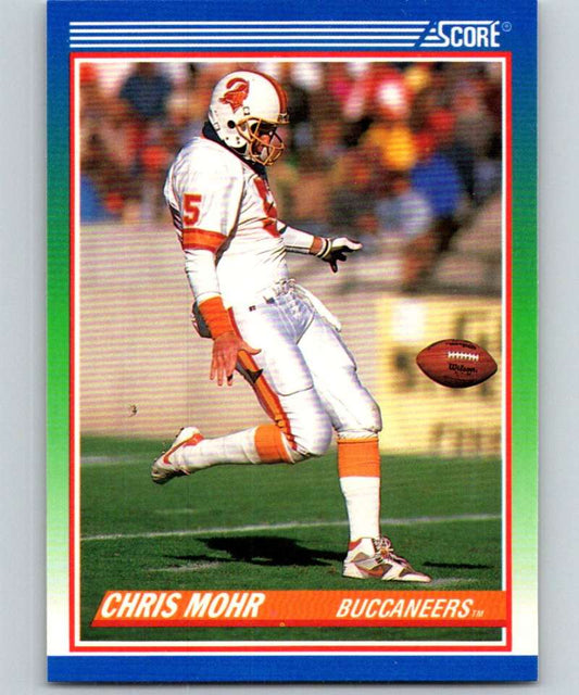 1990 Score #363 Chris Mohr RC Rookie Buccaneers NFL Football Image 1