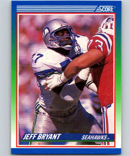 1990 Score #364 Jeff Bryant Seahawks NFL Football Image 1